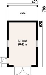 Parter projektu - Garaż g 1 (03)