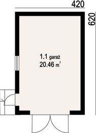 Parter projektu - Garaż g 1 (05)