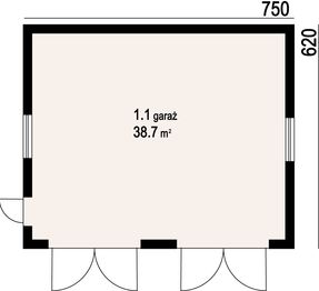 Parter projektu - Garaż g 2 (01)