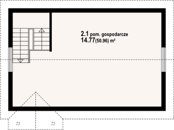 Poddasze projektu - Garaż G 2 (03)