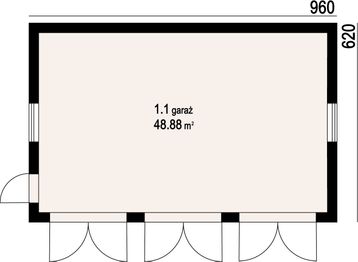 Parter projektu - Garaż g 3 (01)
