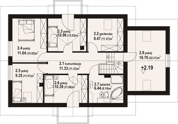 Poddasze projektu - Miechów g