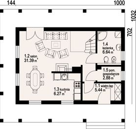 Parter projektu - Dom mazurski dw