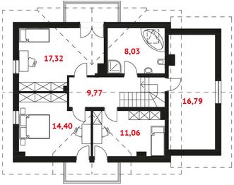 Poddasze projektu - Samos