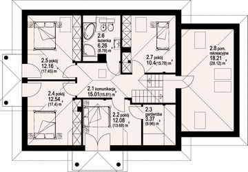 Poddasze projektu - Borków nowy g1