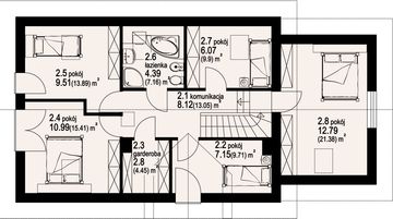 Poddasze projektu - Czasław 13g