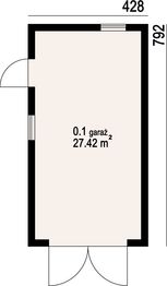 Parter projektu - Garaż g 1 (08)