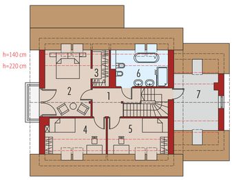 Poddasze projektu - Marisa III G1 energo