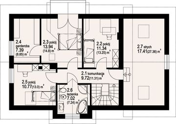 Poddasze projektu - Dukla 11g