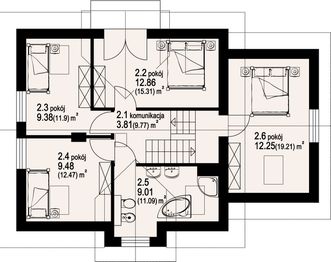 Poddasze projektu - Grodków g