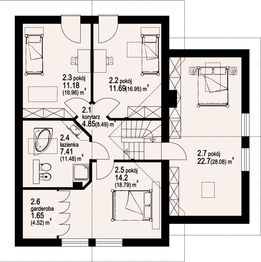 Poddasze projektu - Gładyszów 5
