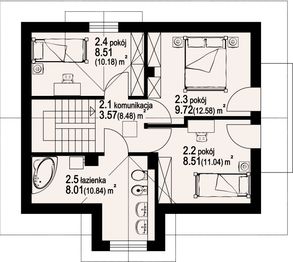Poddasze projektu - Brzoza mała 2