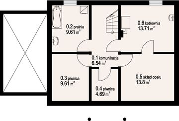 Piwnica projektu - Dziekanów 3