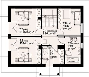 Poddasze projektu - Jaworze 3