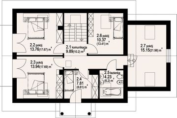 Poddasze projektu - Jaworze 5