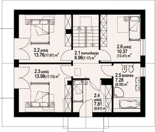 Poddasze projektu - Jaworze 33