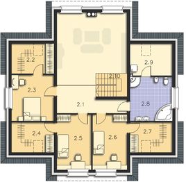 Poddasze projektu - Sorrento DCP191