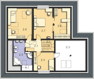 Poddasze projektu - Ascot DCP201