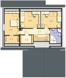 Poddasze projektu - Neapol II DCP193a