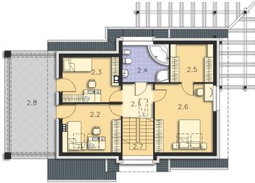 Poddasze projektu - Tokio III DCP190b