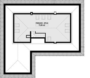 Poddasze projektu - E-153