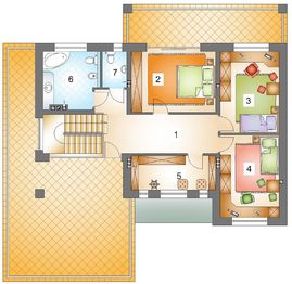 Piętro 1 projektu - JM 120