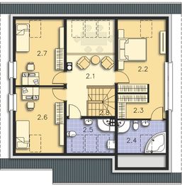 Poddasze projektu - Lucerna DCP237