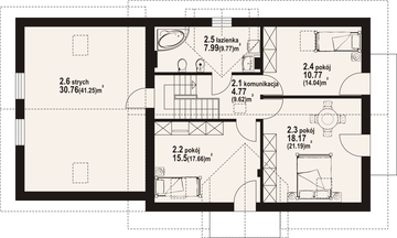 Poddasze projektu - Biskupice 25