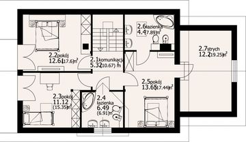 Poddasze projektu - Osiek 33 dws