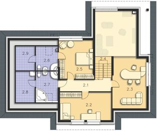 Poddasze projektu - Avalon V DCP206d