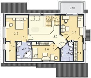 Poddasze projektu - Heidelberg II DCP207a