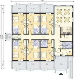 Parter projektu - Budynek agroturystyczny Jesion DCPS03