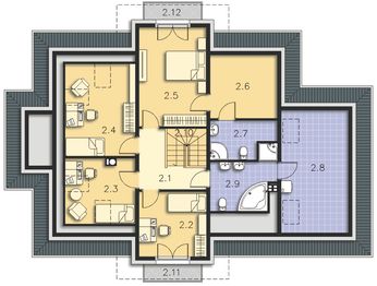 Poddasze projektu - Dijon III DCP234b