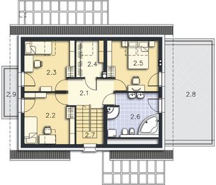 Poddasze projektu - Faro DCP263