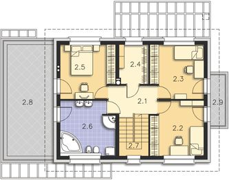 Piętro 1 projektu - Nikko DCP264