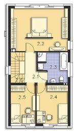 Piętro 1 projektu - Tottori DCP269