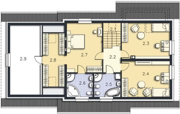 Poddasze projektu - Montreux DCP276
