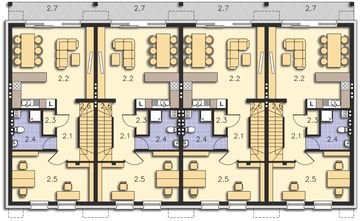 Piętro 1 projektu - Belfort DCSW08