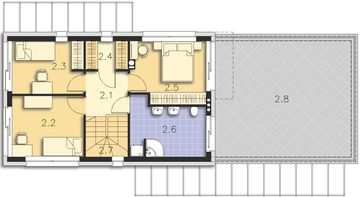 Piętro 1 projektu - Belfast VI DCP268e