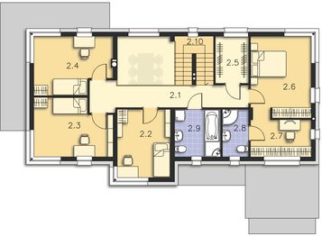 Piętro 1 projektu - Imperia DCP286