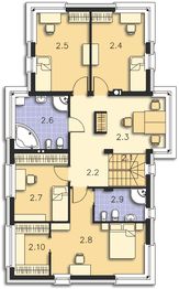 Piętro 1 projektu - Aarhus DCP287