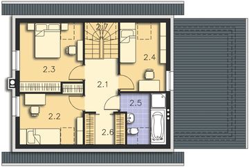 Poddasze projektu - Loreto DCP304