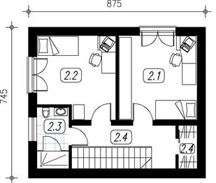 Poddasze projektu - Morillo