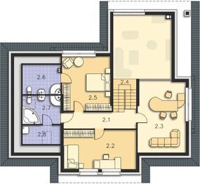 Poddasze projektu - Avalon II DCP206a