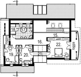 Poddasze projektu - Neptun