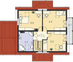 Poddasze projektu - Bristol LMP34