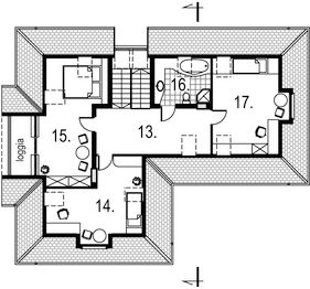 Poddasze projektu - Ametyst