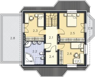 Poddasze projektu - Lipsk LMP104