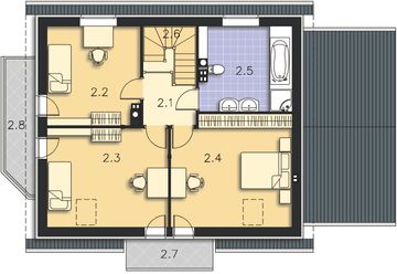 Poddasze projektu - Saloniki LMP128