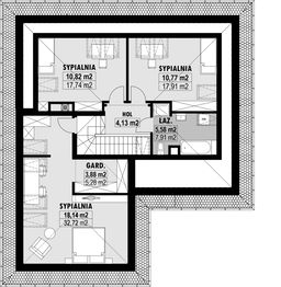 Poddasze projektu - E-164